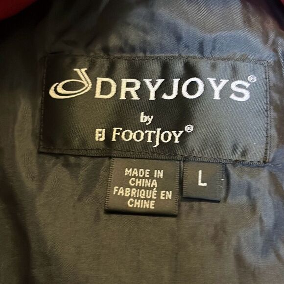 DryJoys by FootJoy Golfers Performance Rain/Windproof Jacket L New - Picture 5 of 7